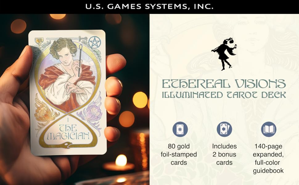 Ethereal Visions Illuminated Tarot Deck by Matt Hughes