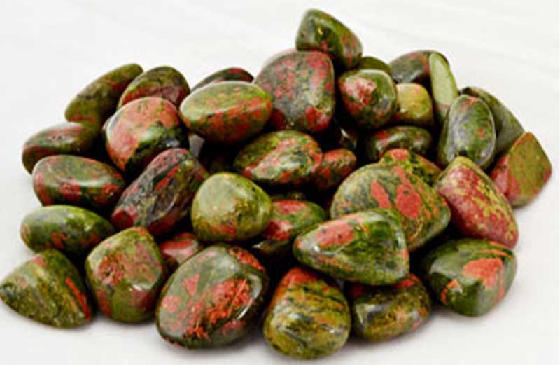 1 lb Unakite – Tumbled Bulk Stones