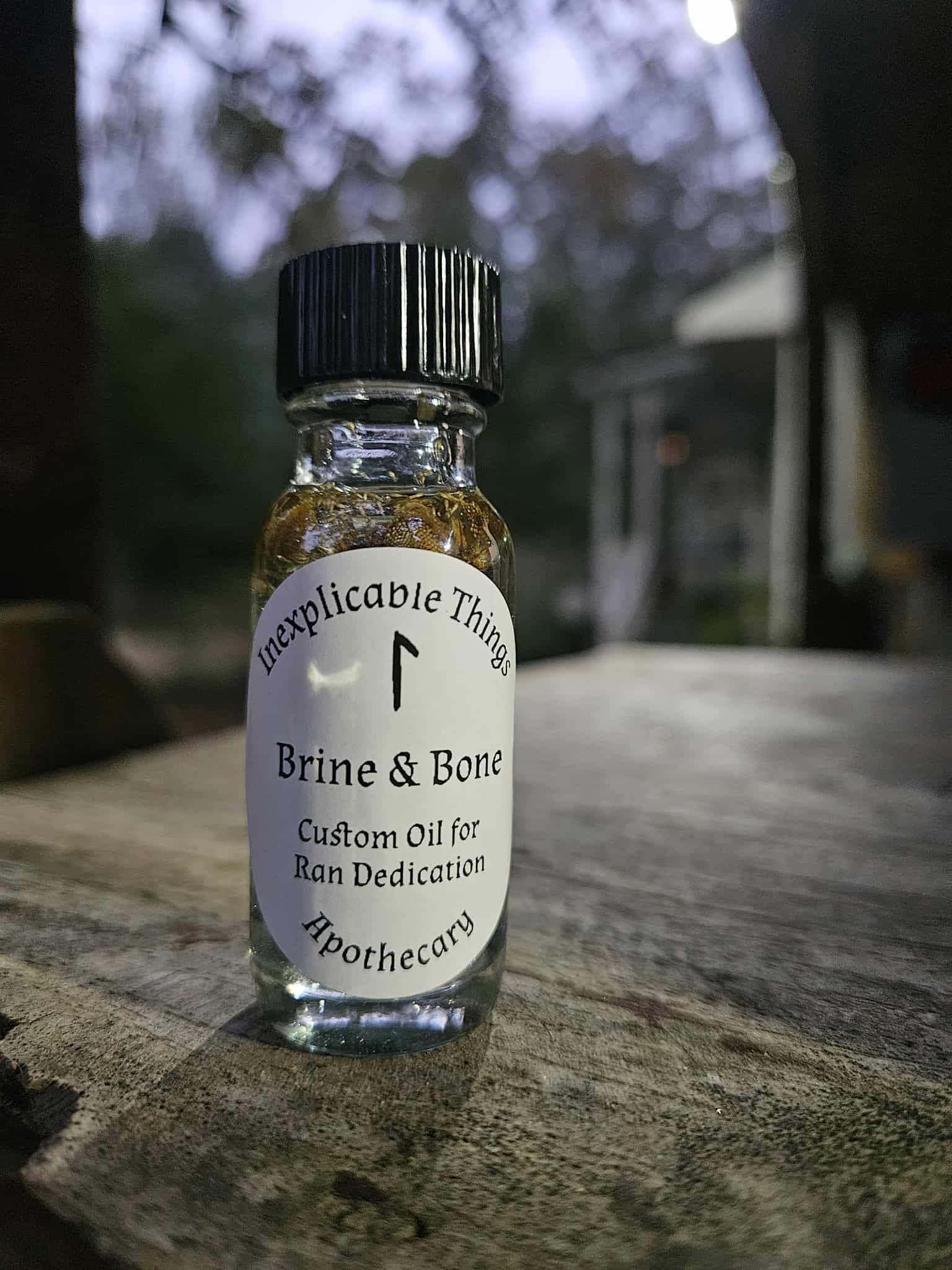 Brine & Bone – Ritual Oil for Ran Dedication