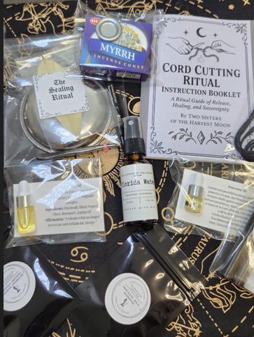 Cord Cutting Ritual Kit for Letting Go | Witchcraft Spell Kit for Energetic Release, Closure, Protection & Spiritual Cleansing