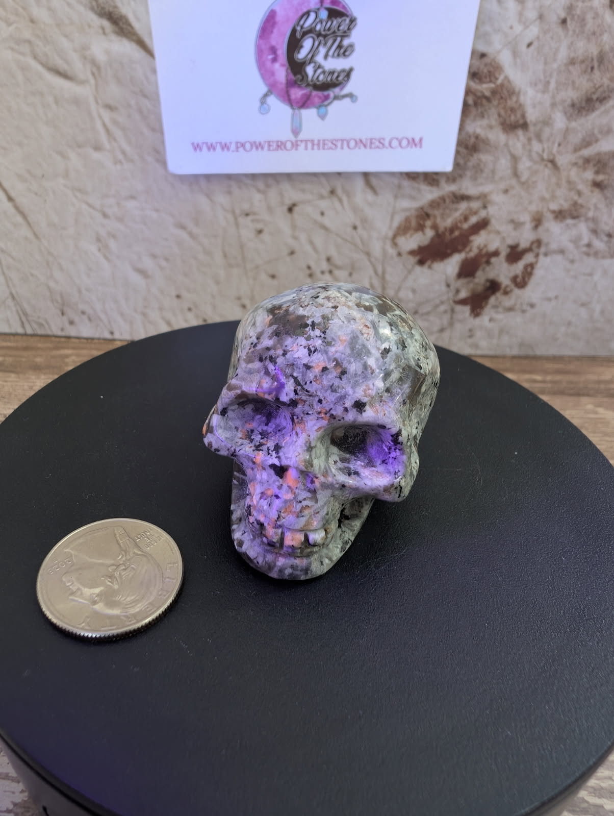 Emberlite carved skull