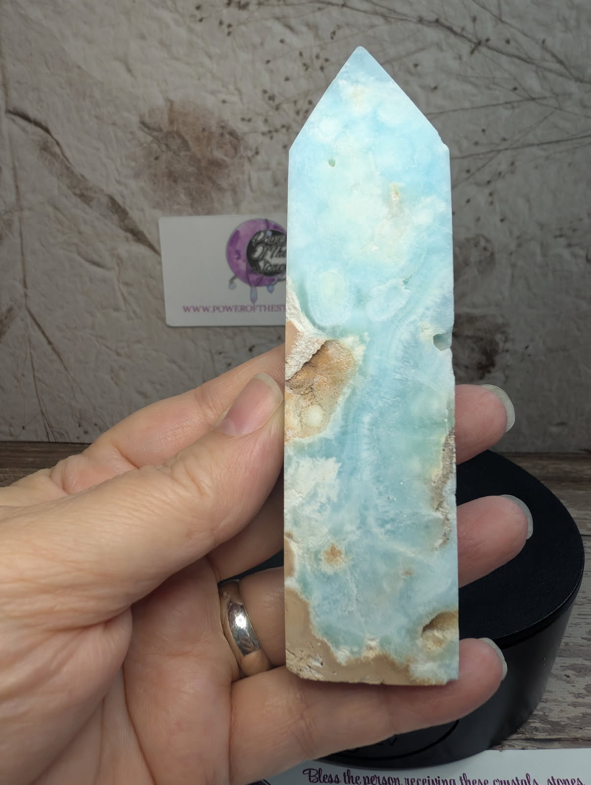 Hemimorphite obelisk