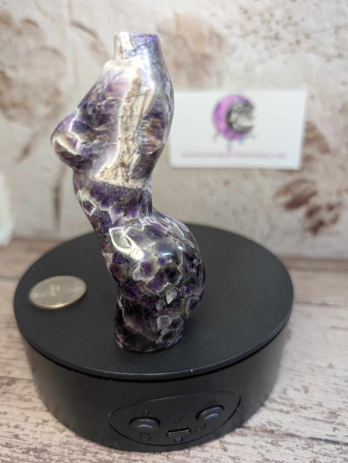 Dream Amethyst body carving