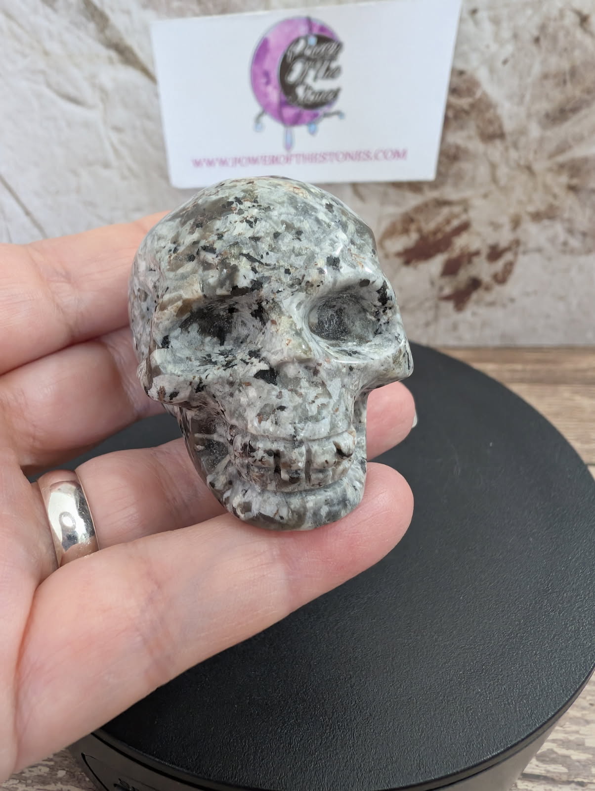 Emberlite carved skull