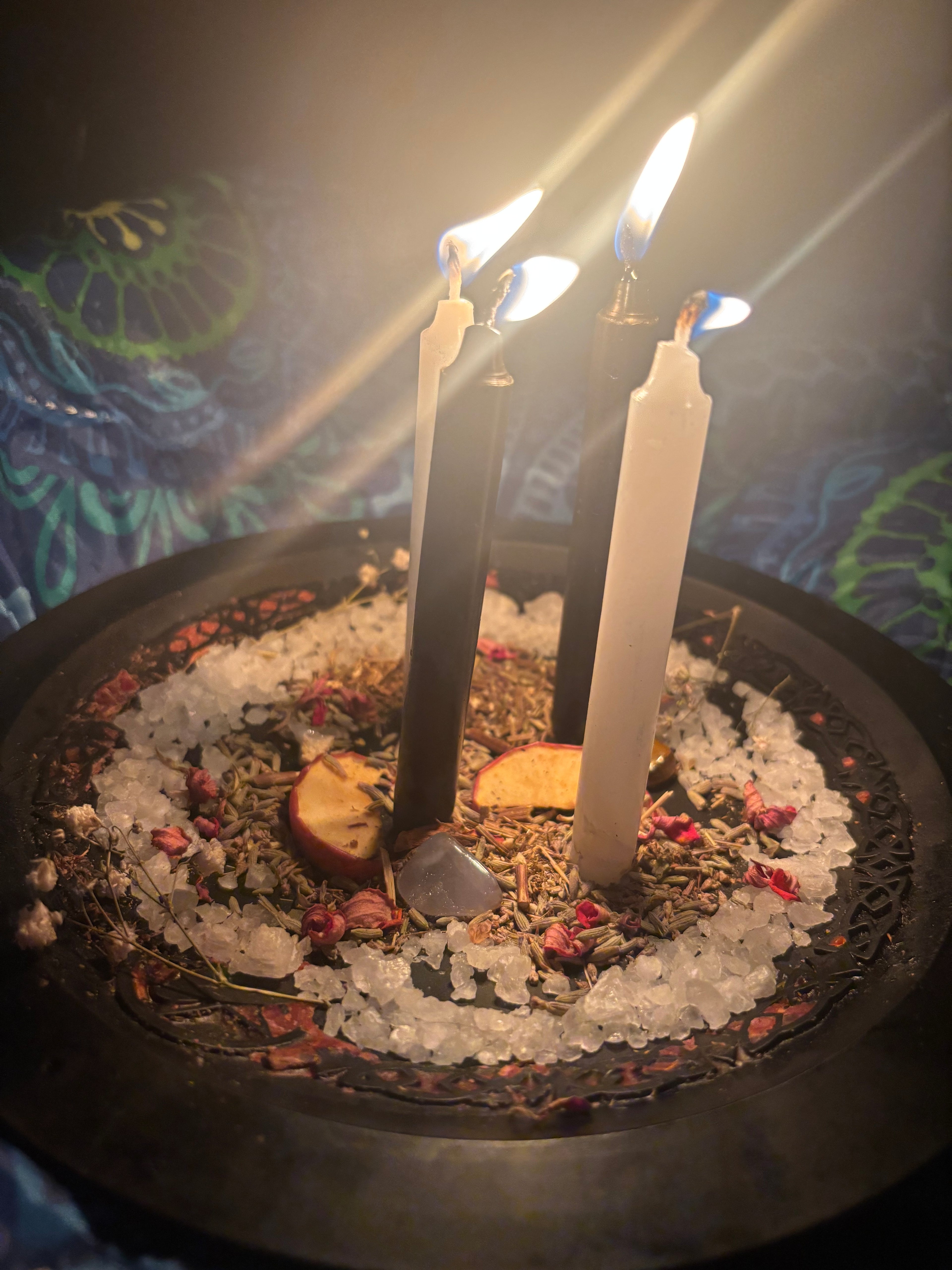 New moon candle ritual