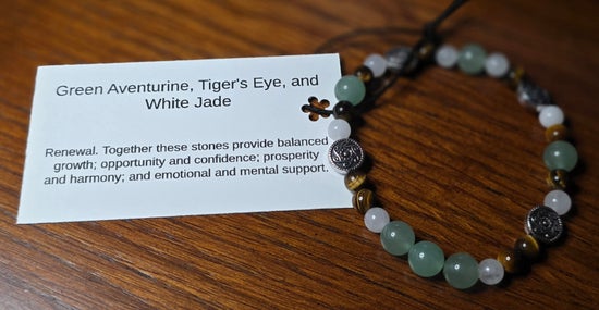 Green Aventurine/ Tiger&