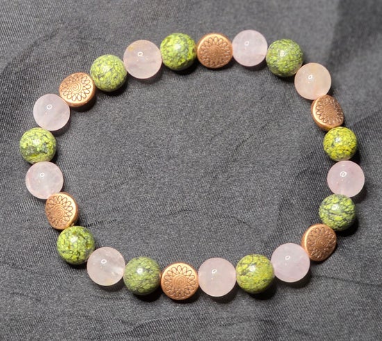 Rose Quartz/ Serpentine