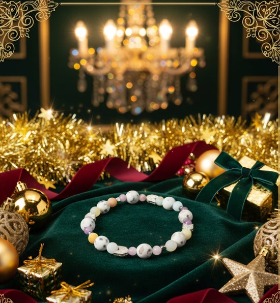 Amazonite/ Kiwi Jasper/ Lepidolite