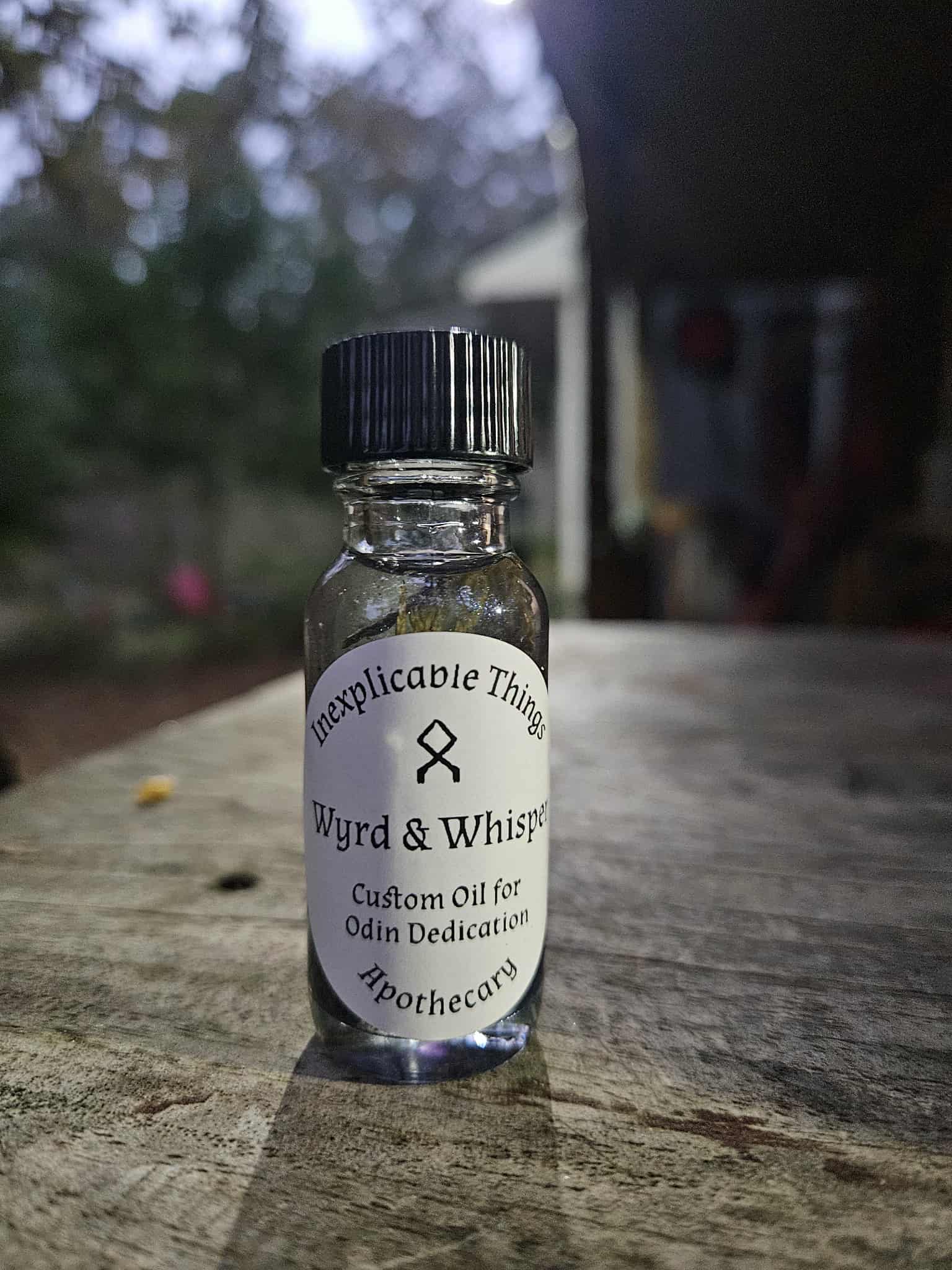 Wyrd & Whisper – Ritual Oil for Odin Dedication