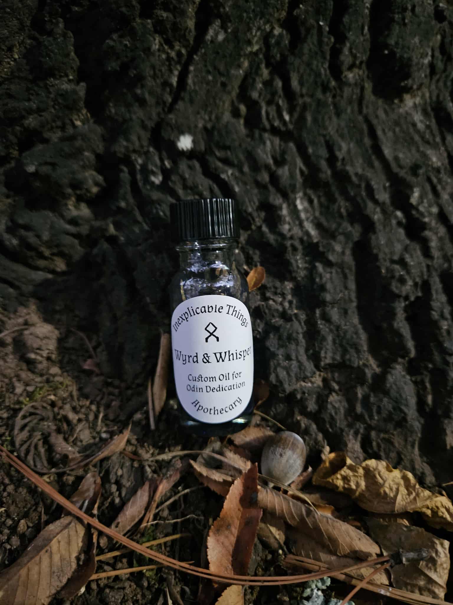 Wyrd & Whisper – Ritual Oil for Odin Dedication