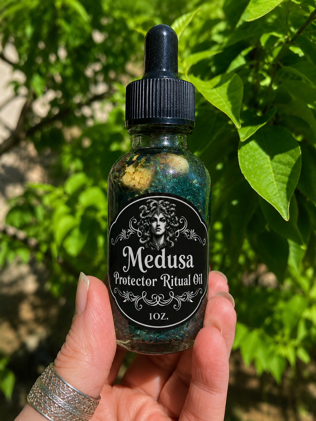 Medusa protection strength ritual anointing oil
