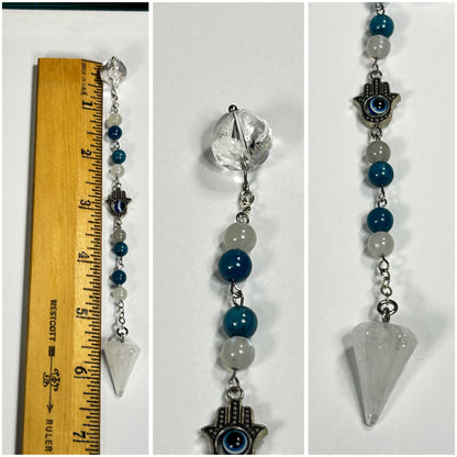 Small Clear Quartz Pendulum