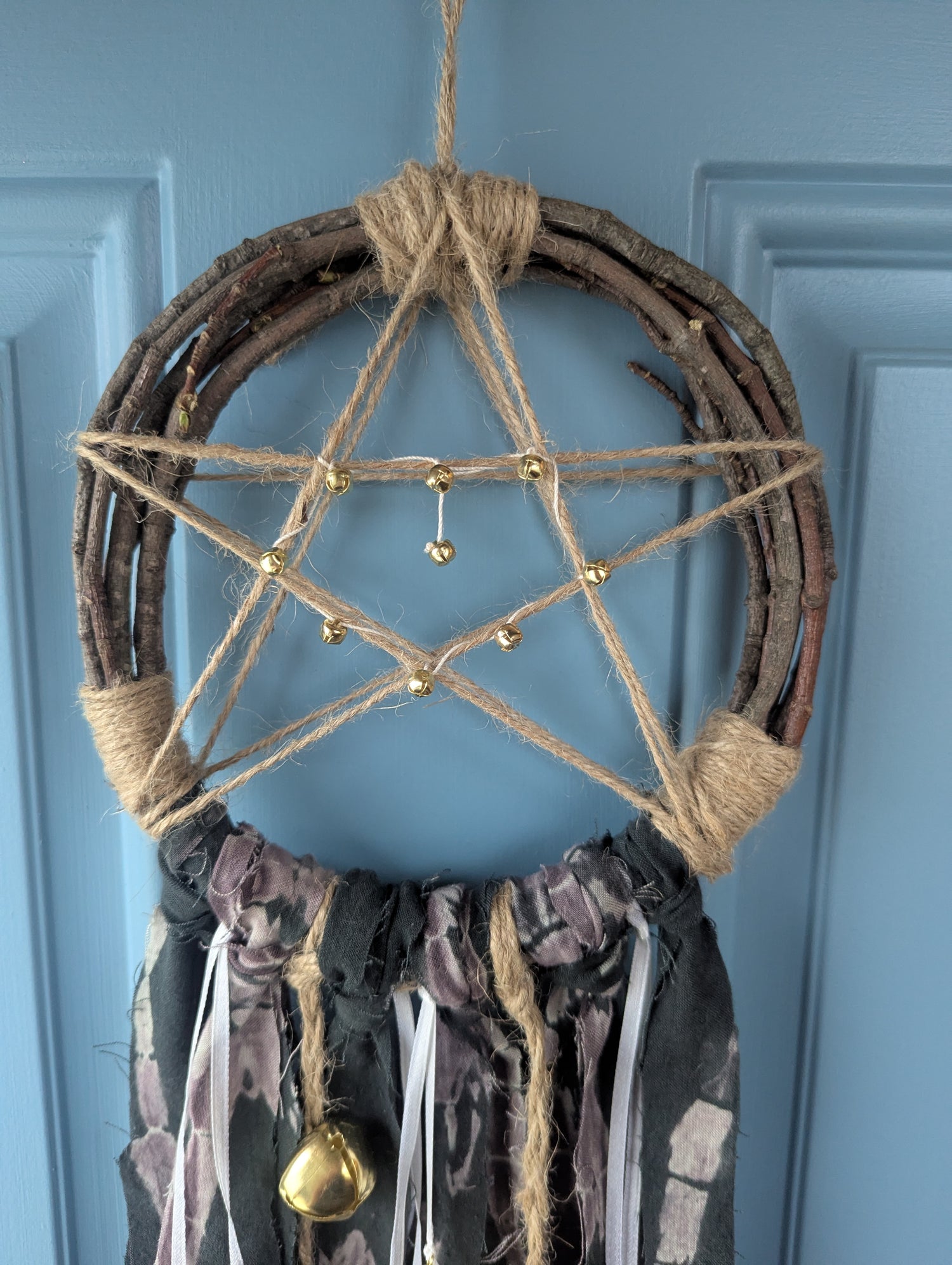 Maple Branch Hearth Keeper Witch Bells with Amethyst