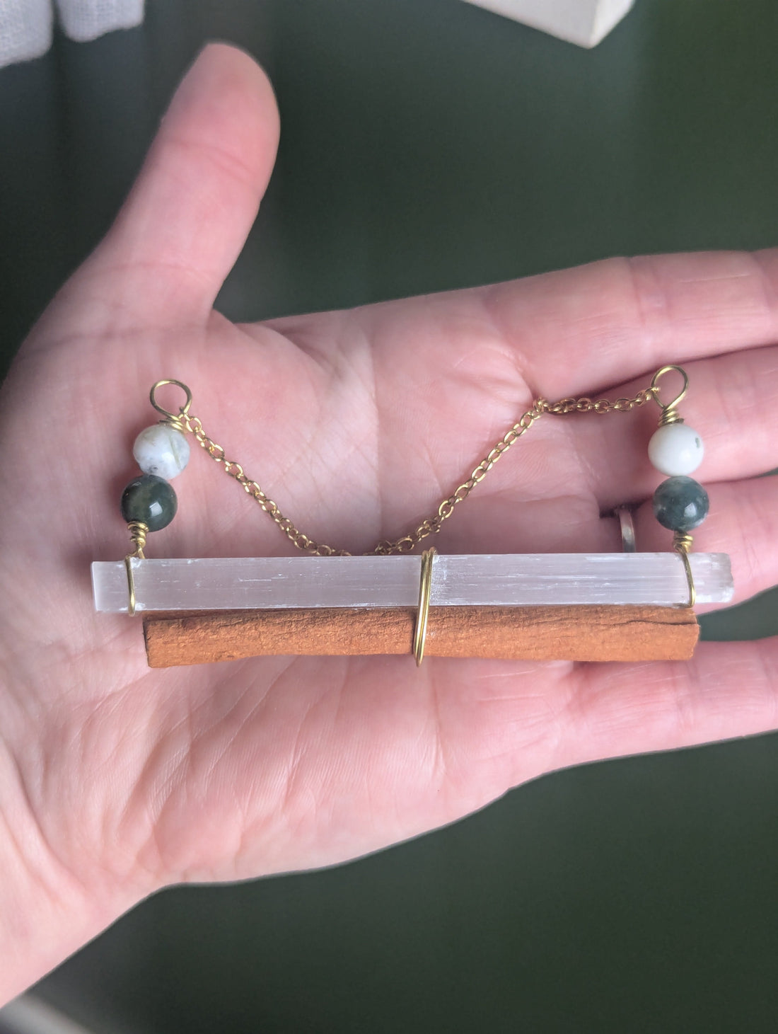 Entryway Energy Charms | Cinnamon &amp; Selenite