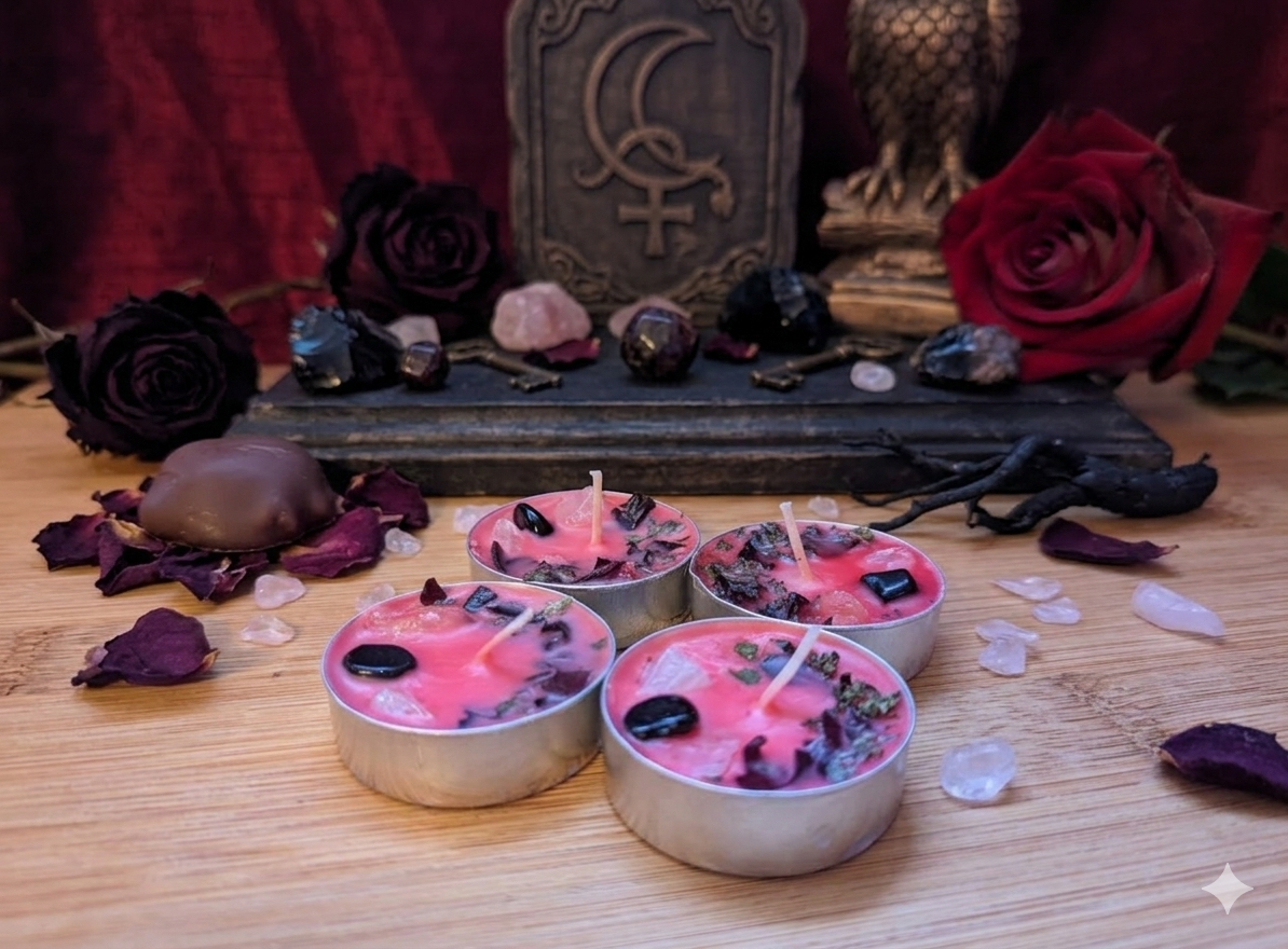 The Unbound Duo | Hecate &amp; Lilith Ritual 6 Piece Candle Set |