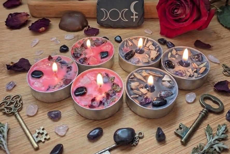 The Unbound Duo | Hecate &amp; Lilith Ritual 6 Piece Candle Set |