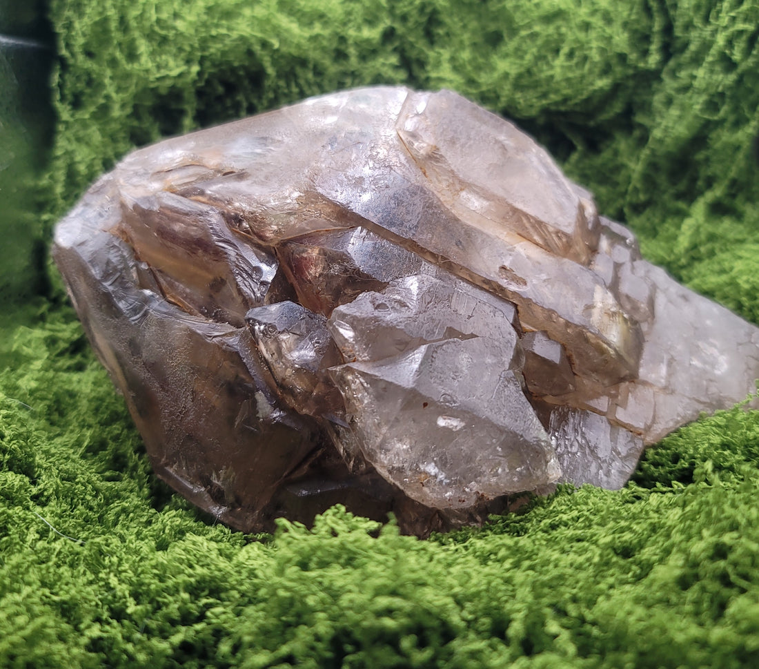 MASSIVE Smokey Elestial Skeletal Quartz Point