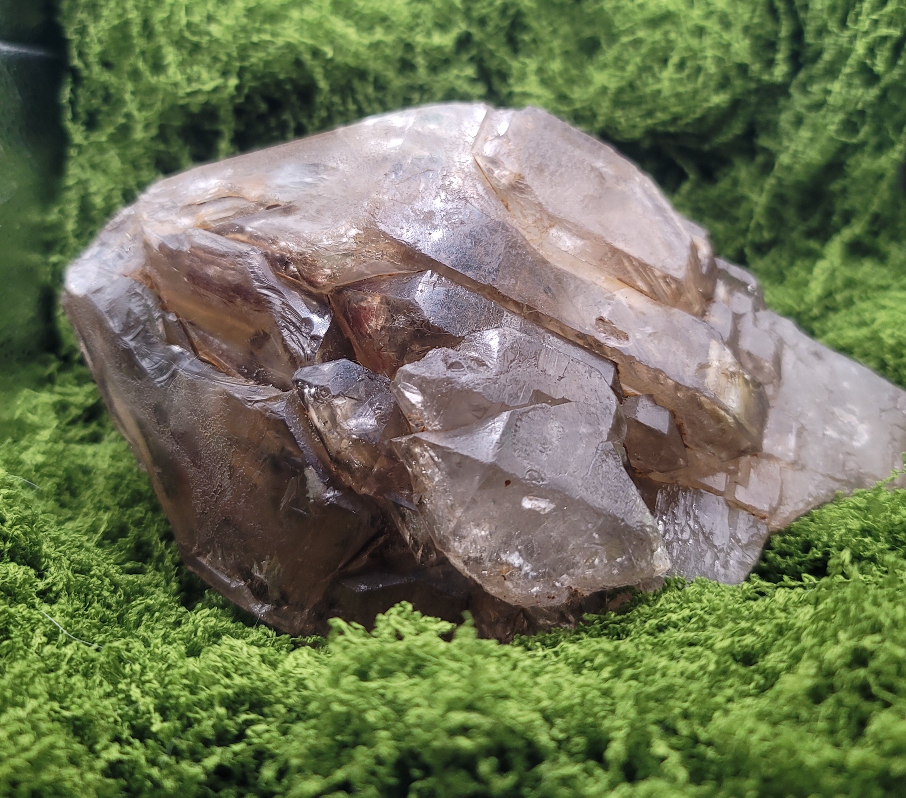 MASSIVE Smokey Elestial Skeletal Quartz Point