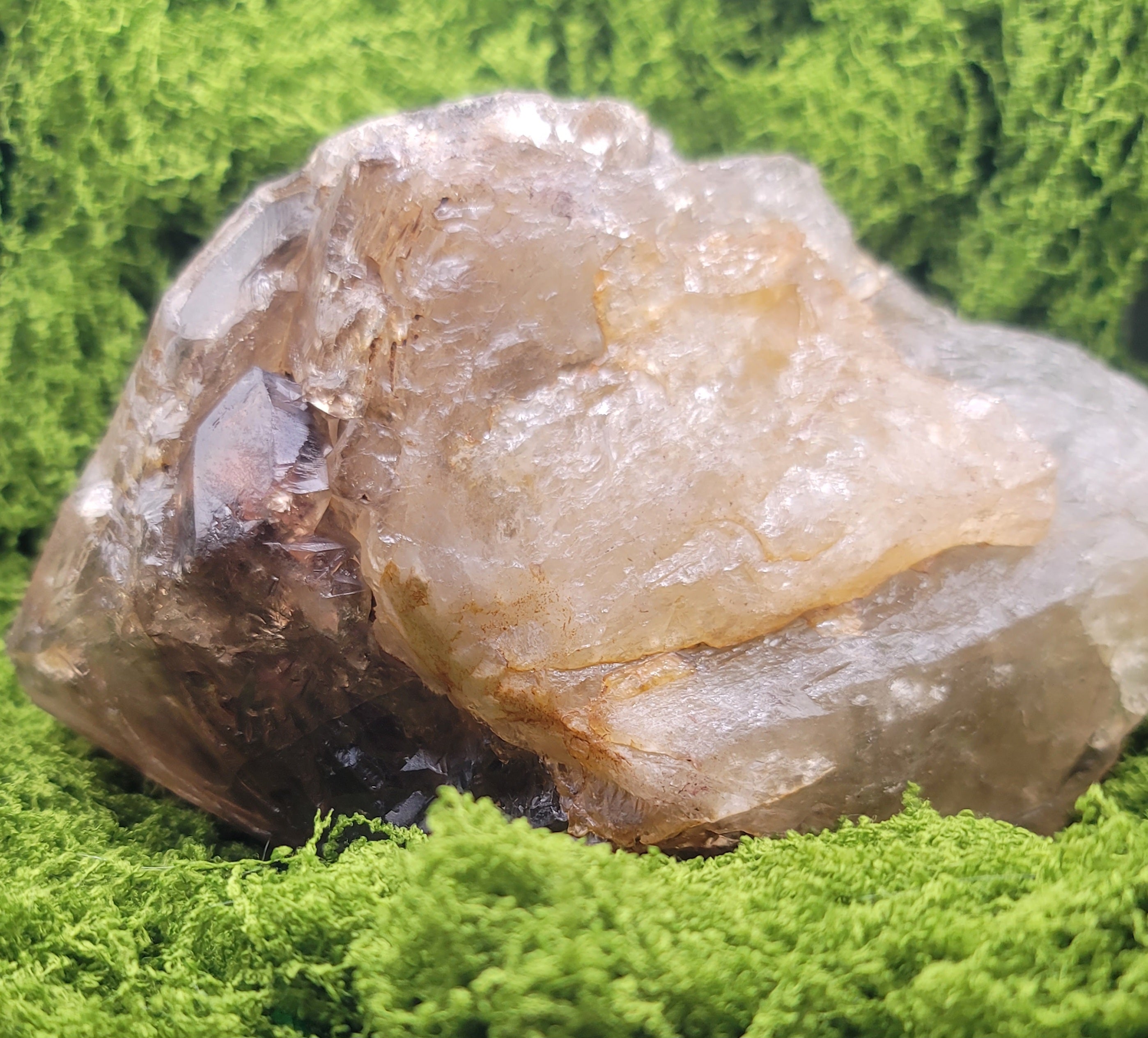 MASSIVE Smokey Elestial Skeletal Quartz Point