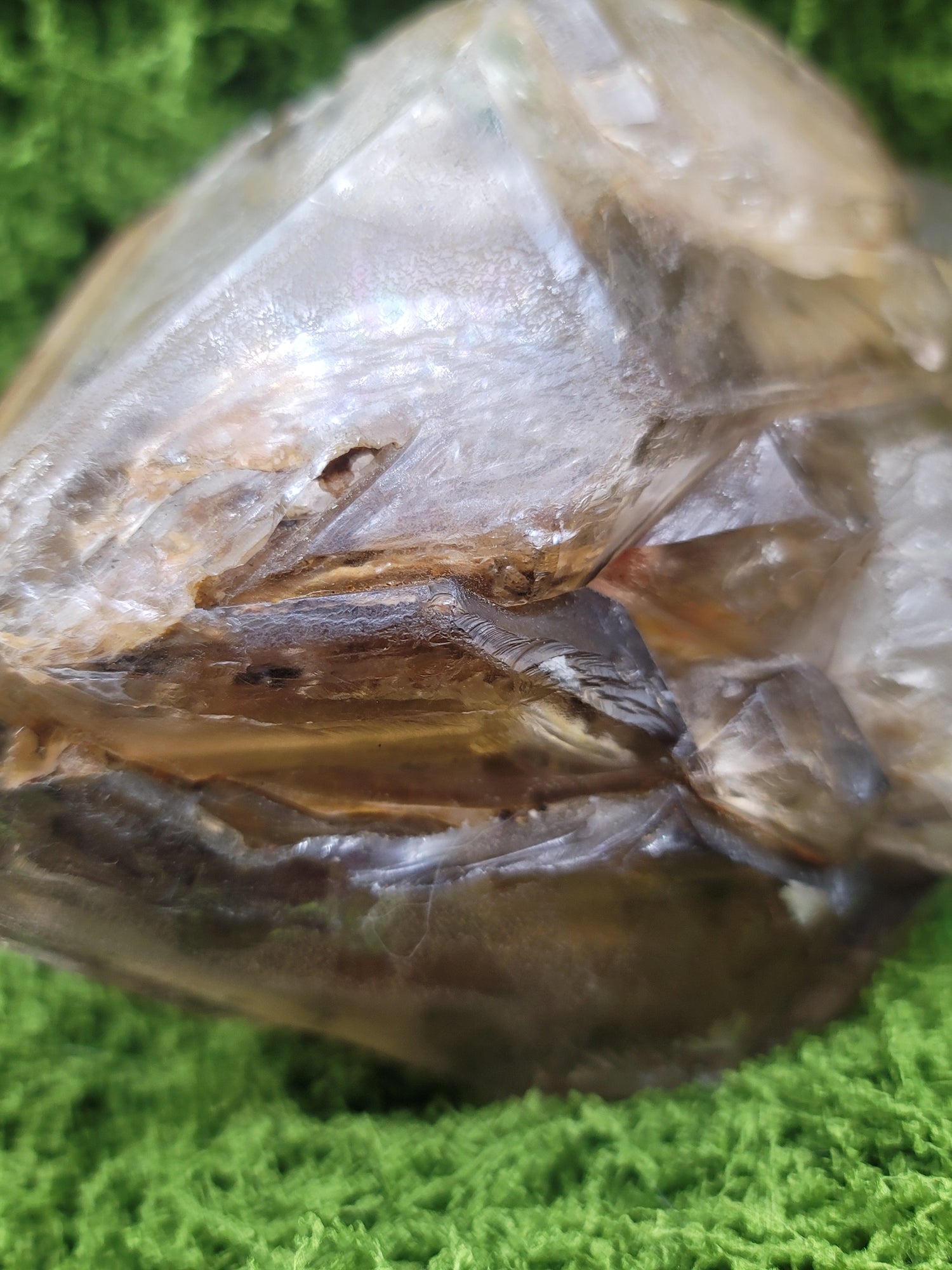 MASSIVE Smokey Elestial Skeletal Quartz Point