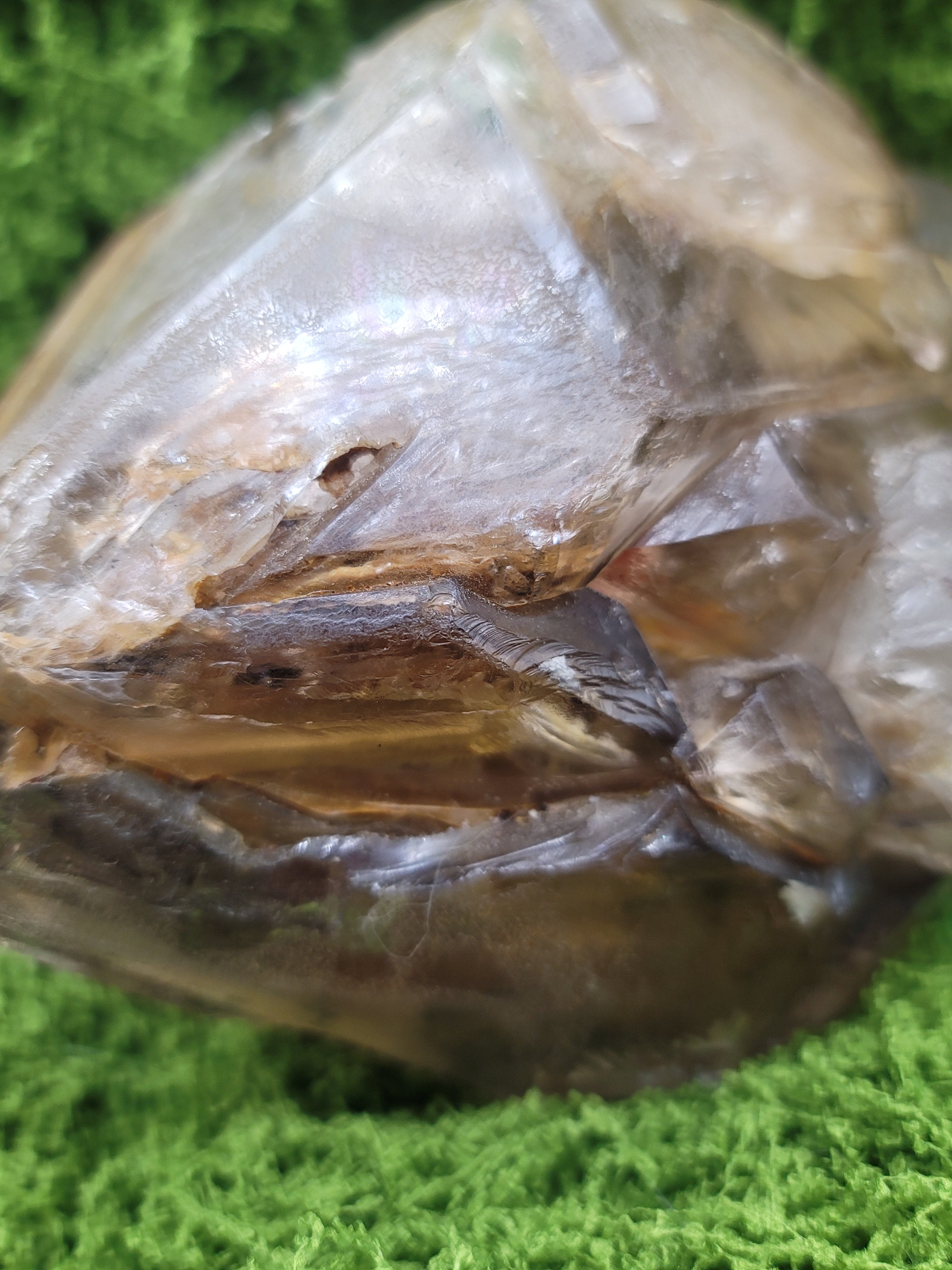 MASSIVE Smokey Elestial Skeletal Quartz Point