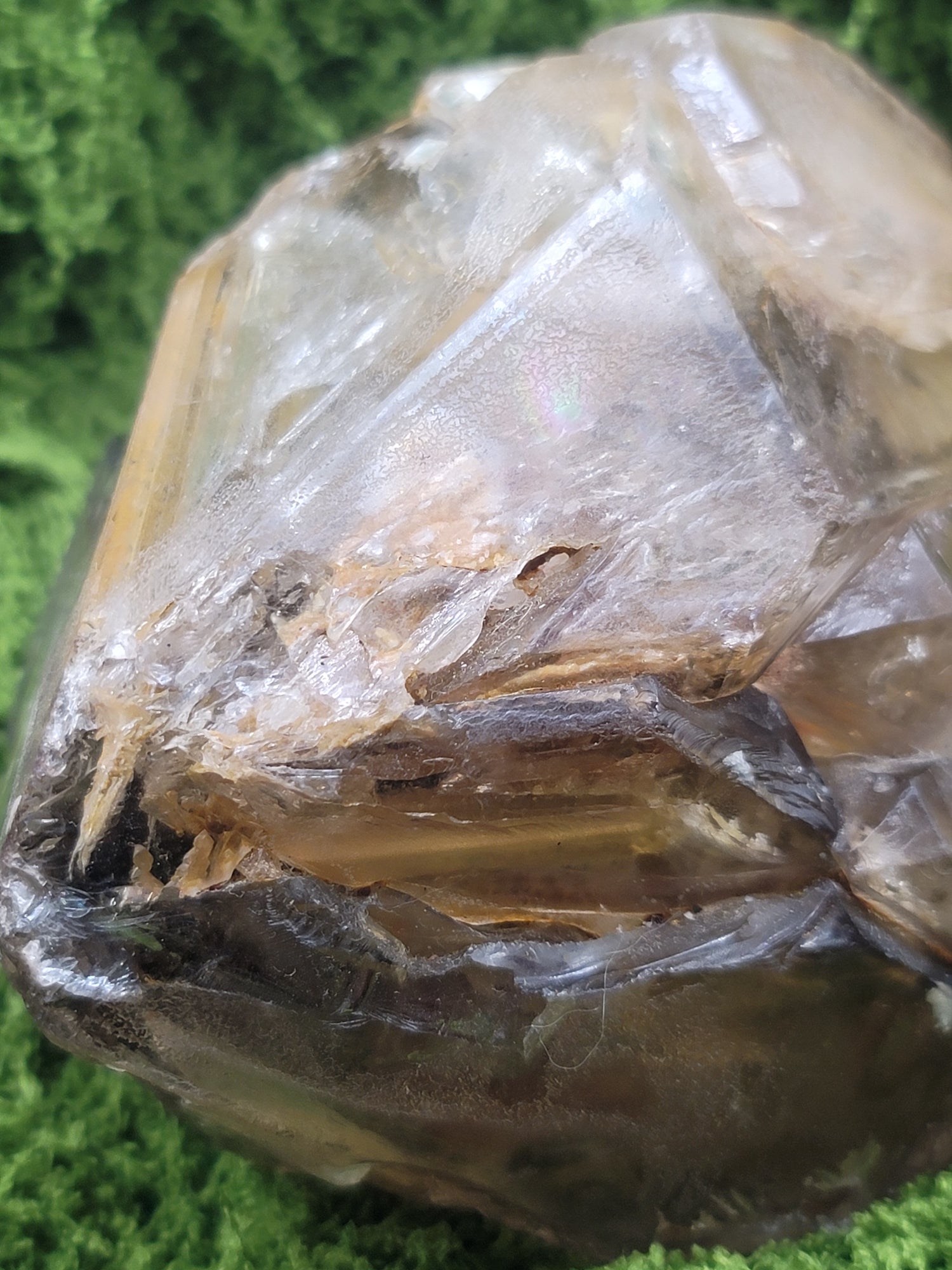 MASSIVE Smokey Elestial Skeletal Quartz Point