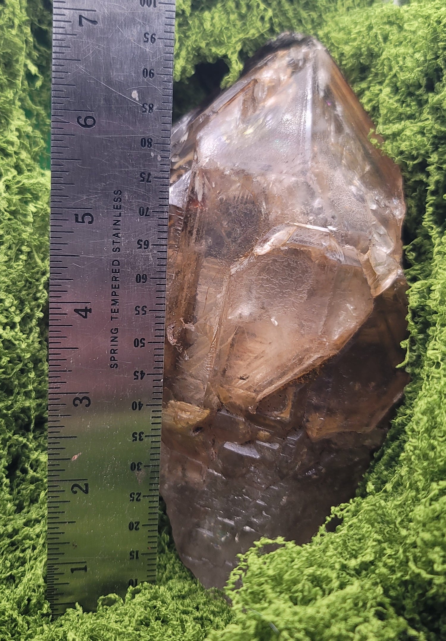 MASSIVE Smokey Elestial Skeletal Quartz Point