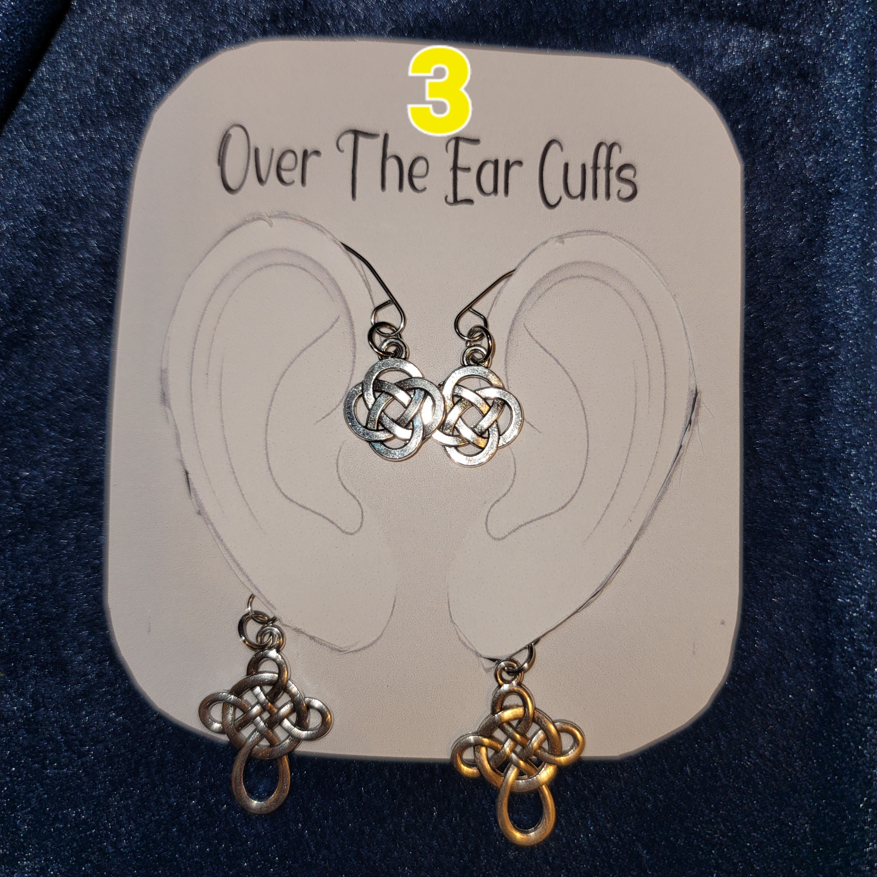 Over The Ear Cuff Pair - Pierced Earring Alternatives Set 1