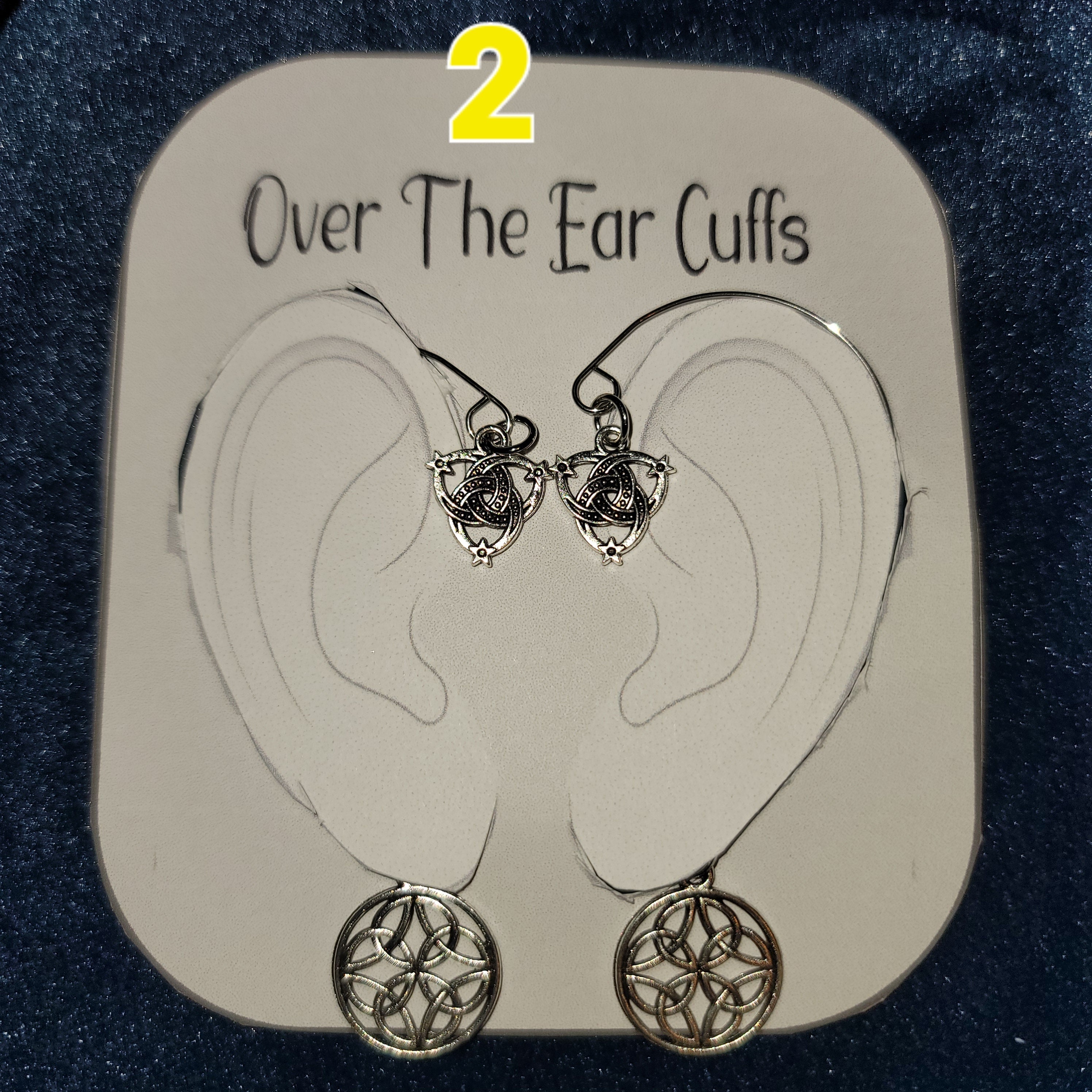 Over The Ear Cuff Pair - Pierced Earring Alternatives Set 1