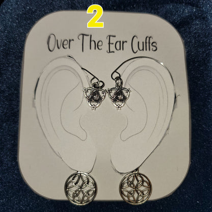 Over The Ear Cuff Pair - Pierced Earring Alternatives Set 1