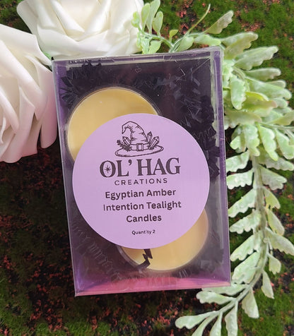 Egyptian Amber Tealight Candles