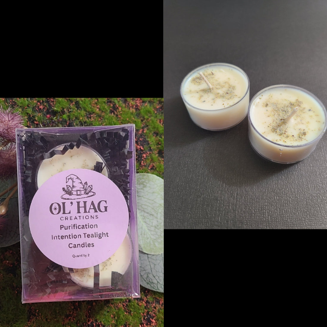 Purification Intention Tealight Candles