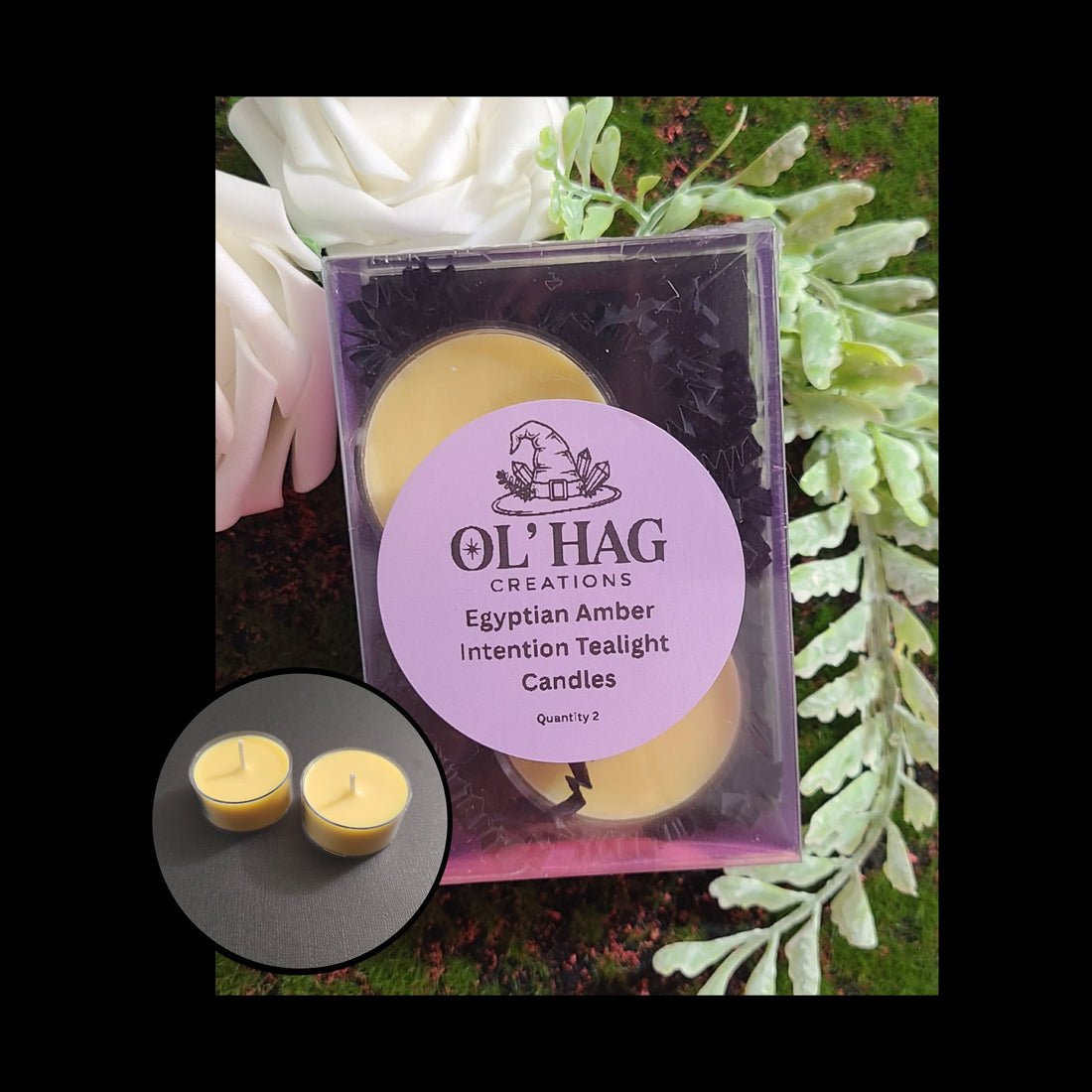 Egyptian Amber Tealight Candles