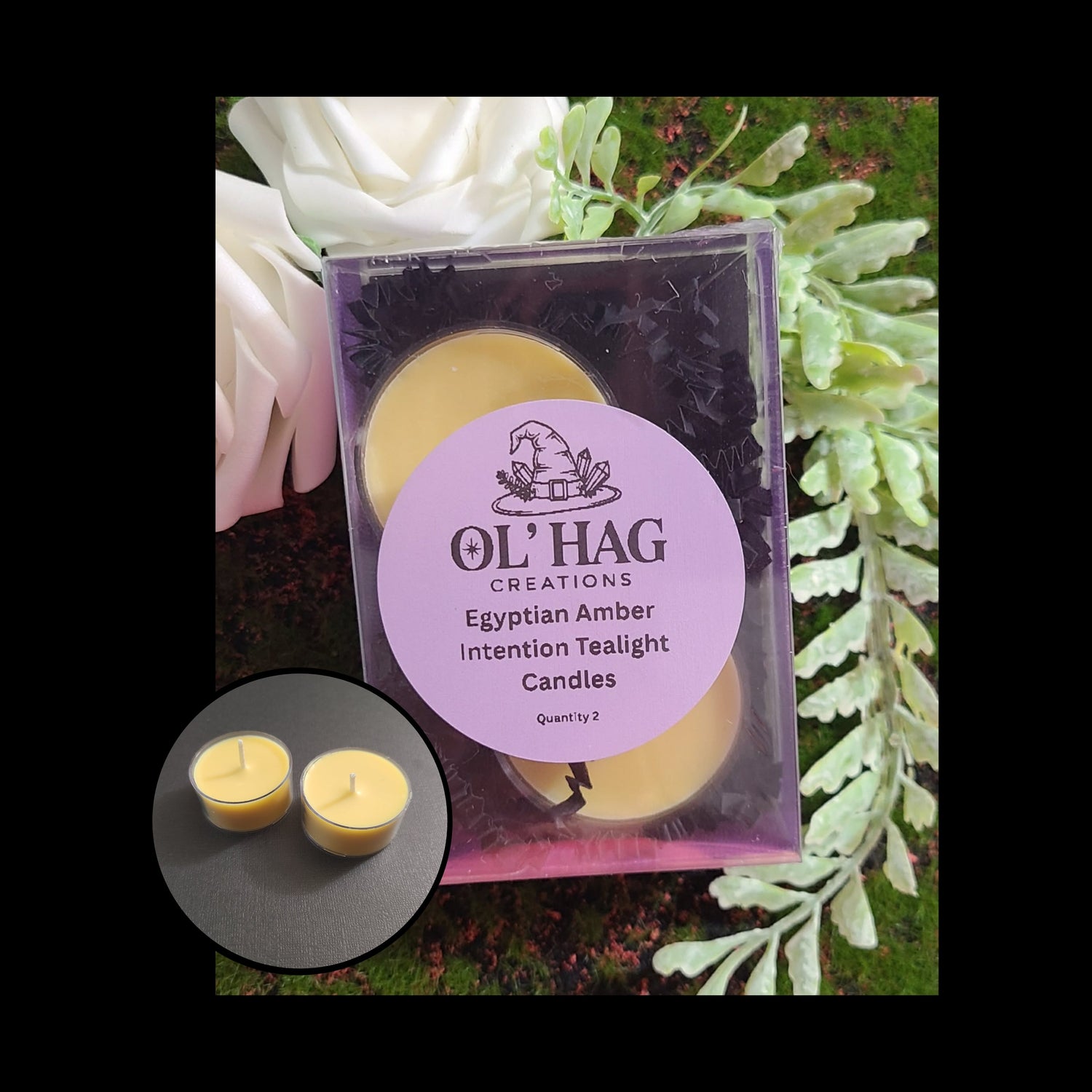 Egyptian Amber Tealight Candles