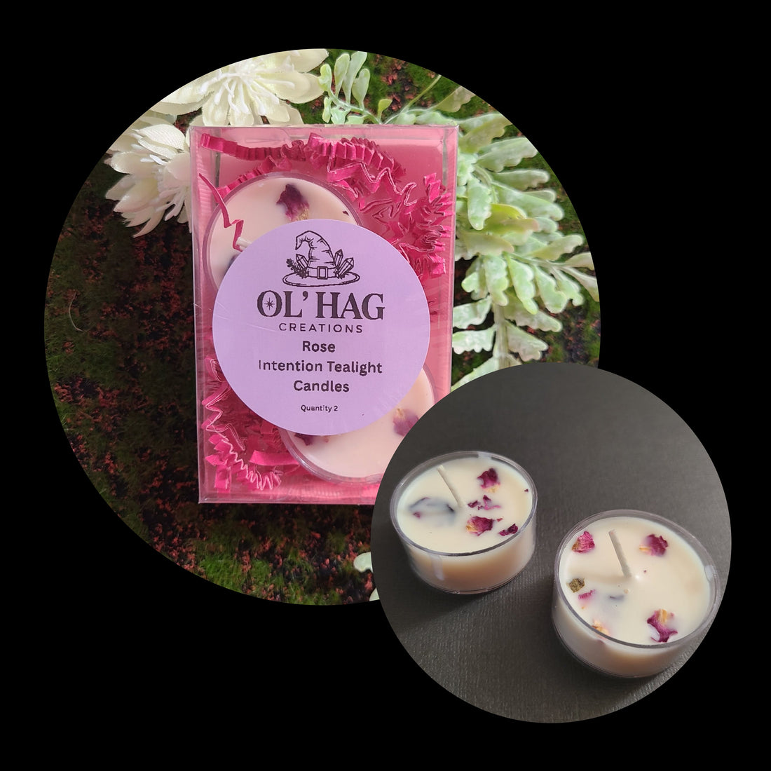 Rose Tealight Candles