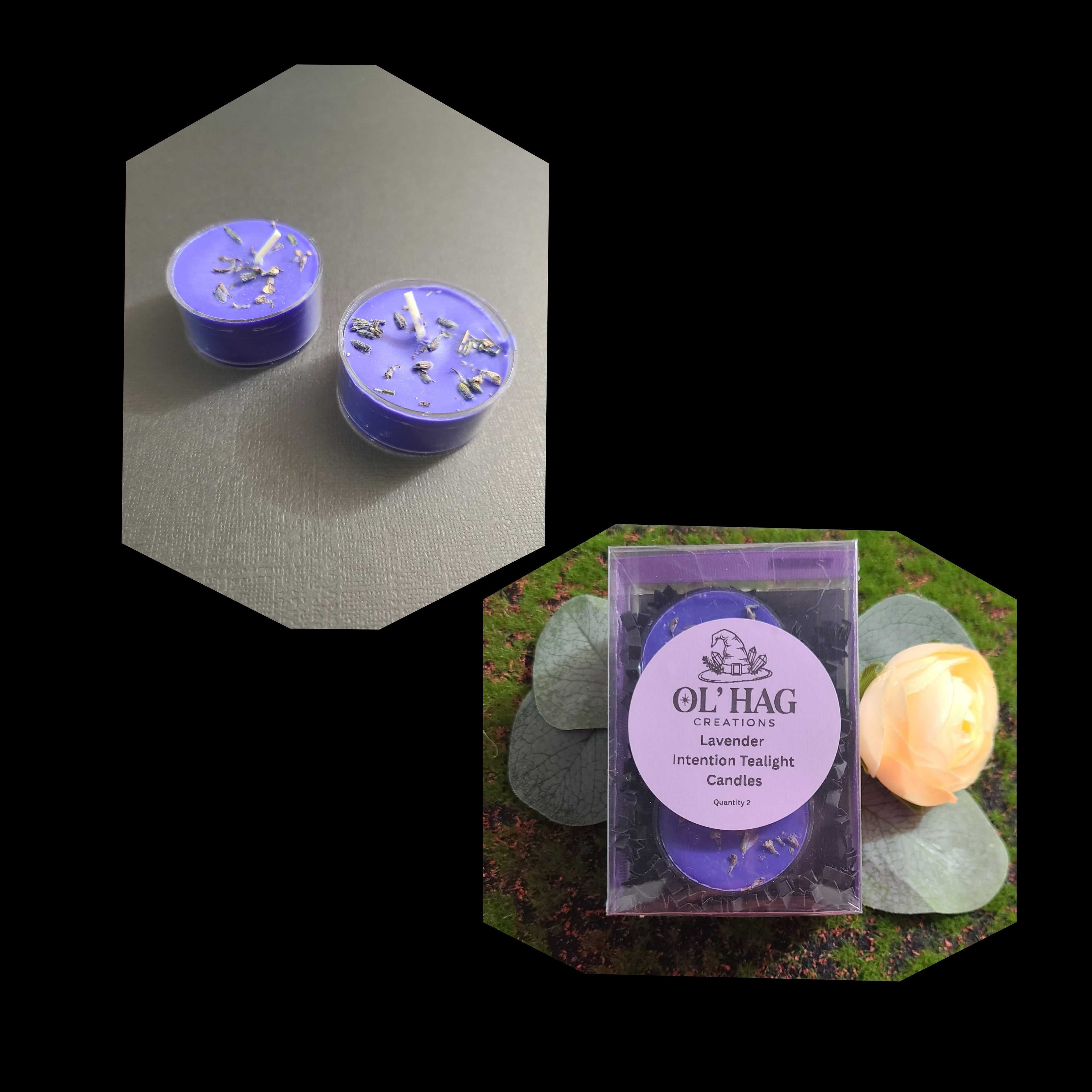 Lavender Tealight Candles