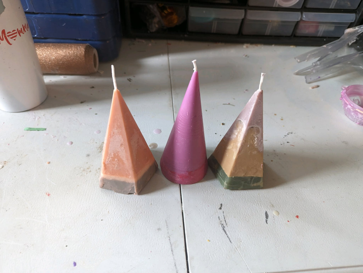 Homemade Beeswax Candle