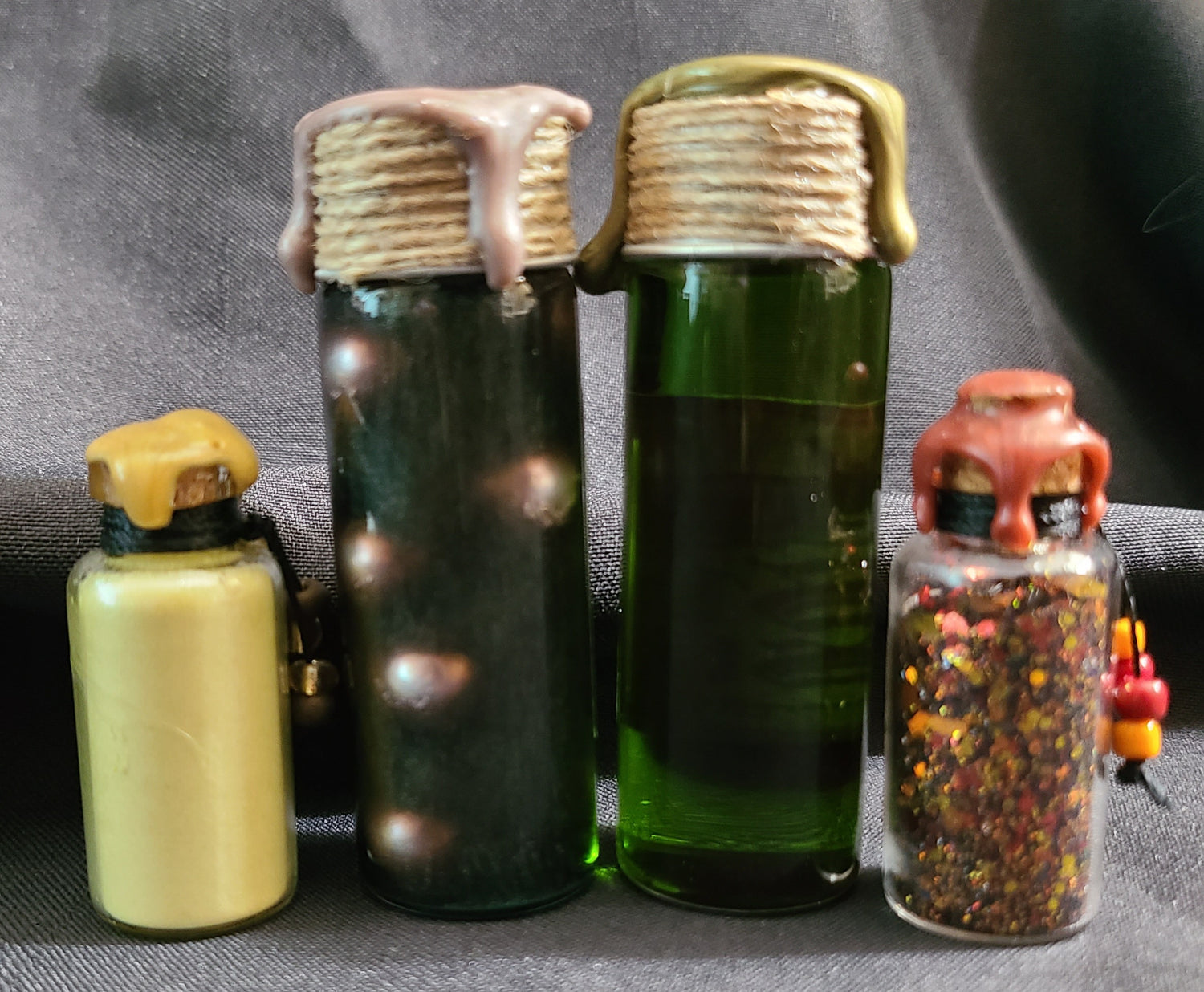 Cabinet of Curious Ingredients Set IV - Decorative Potion Bottles