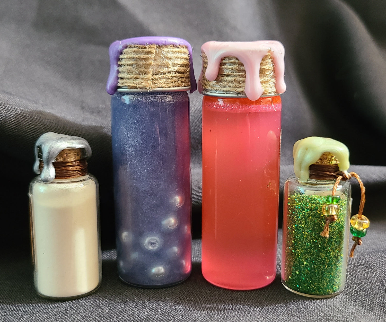 Cabinet of Curious Ingredients Set III - Decorative Potion Bottles