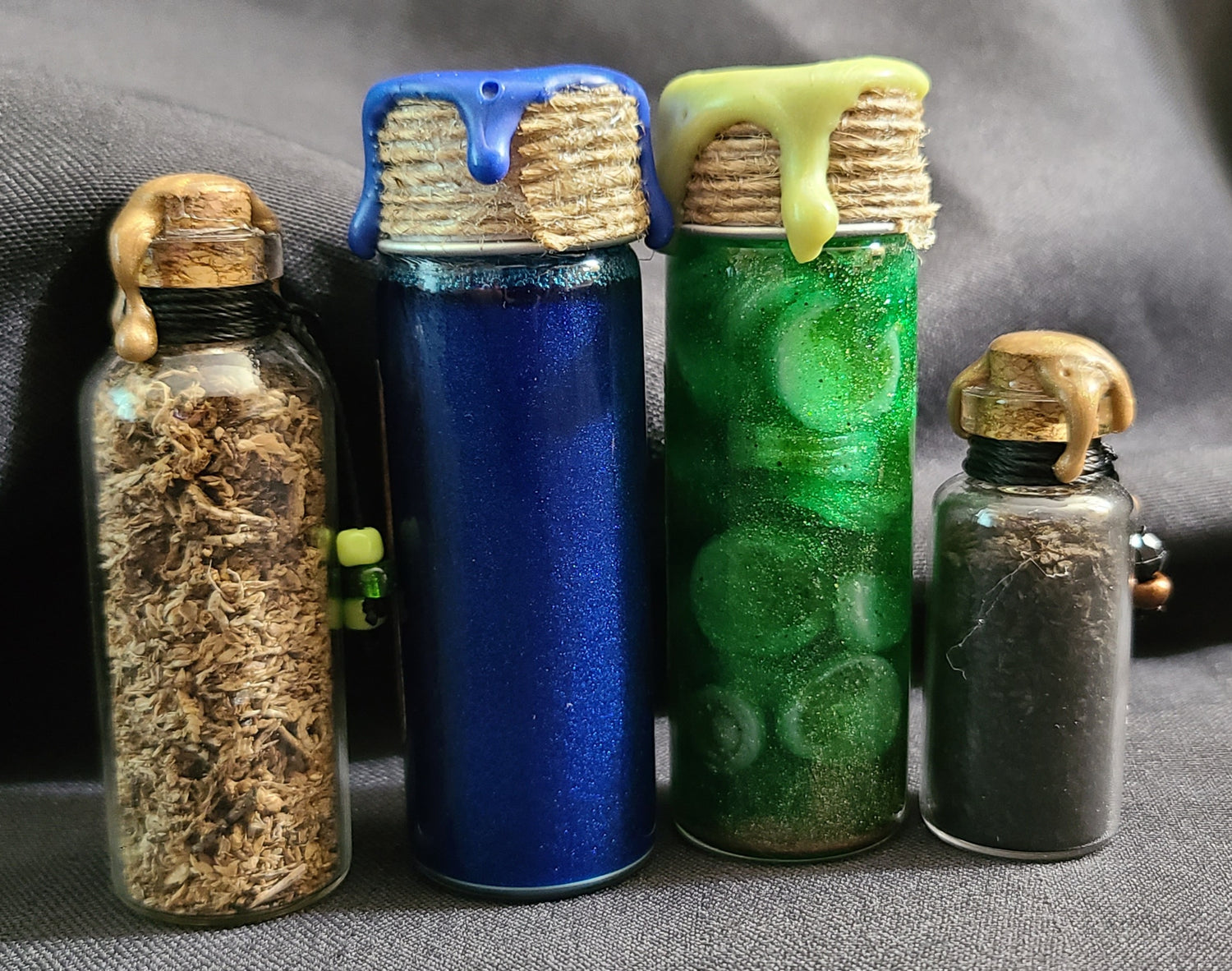 Cabinet of Curious Ingredients Set V - Decorative Potion Bottles