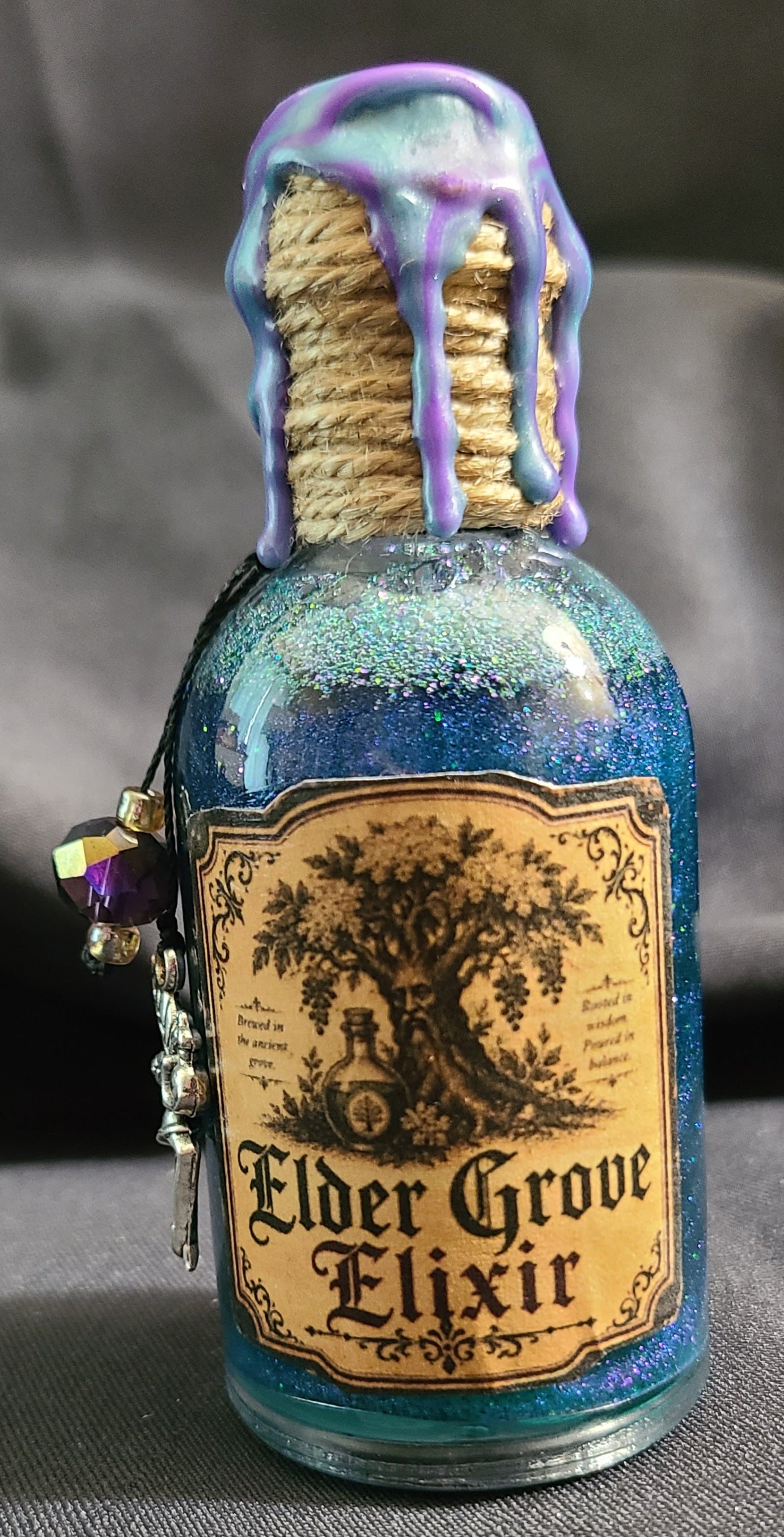 Decorative Potion Bottle - Elder Grove Elixer