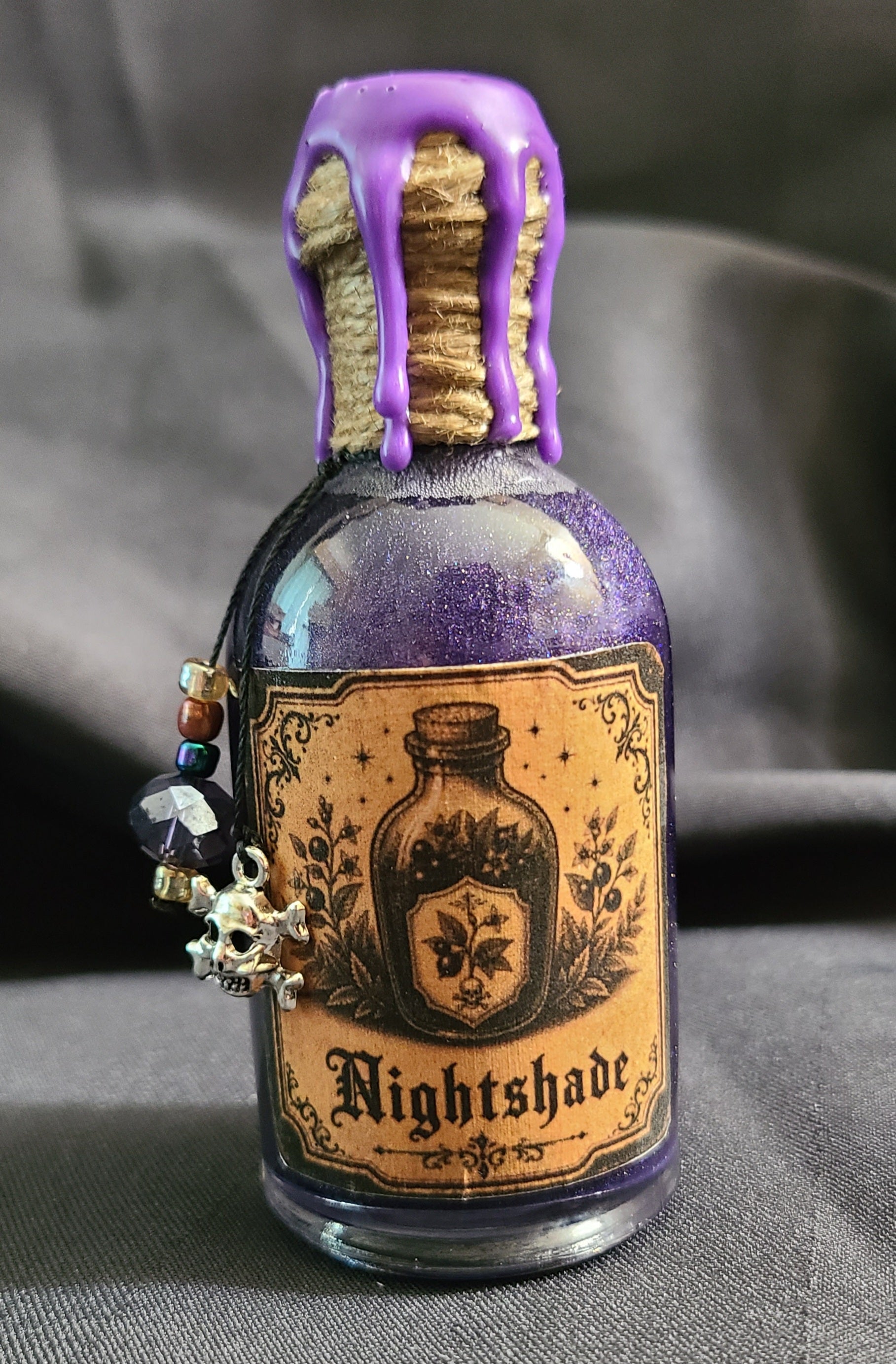 Decorative Potion Bottle - Nightshade