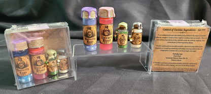 Cabinet of Curious Ingredients Set III - Decorative Potion Bottles