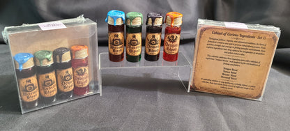 Cabinet of Curious Ingredients Set II - Decorative Potion Bottles