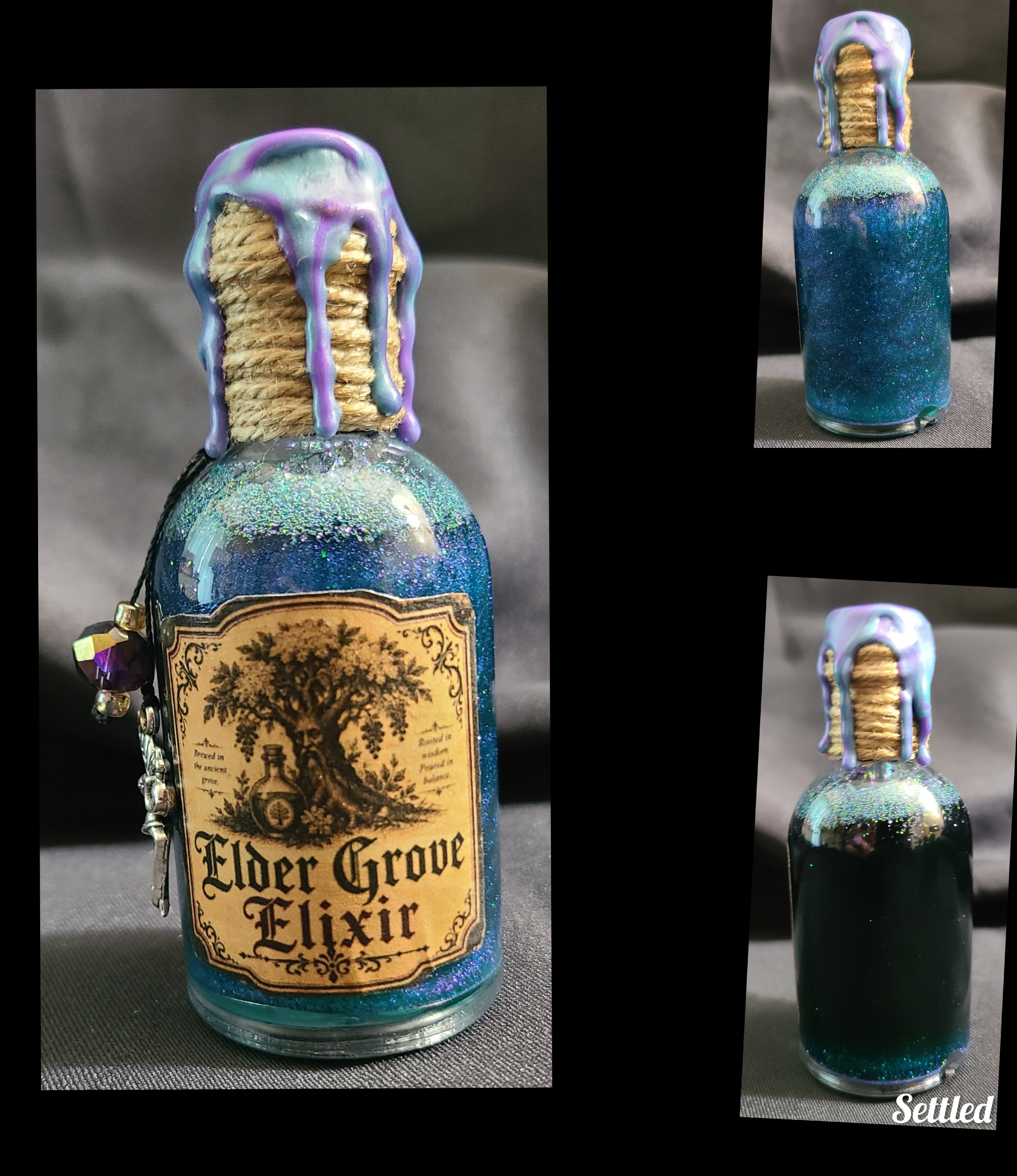 Decorative Potion Bottle - Elder Grove Elixer