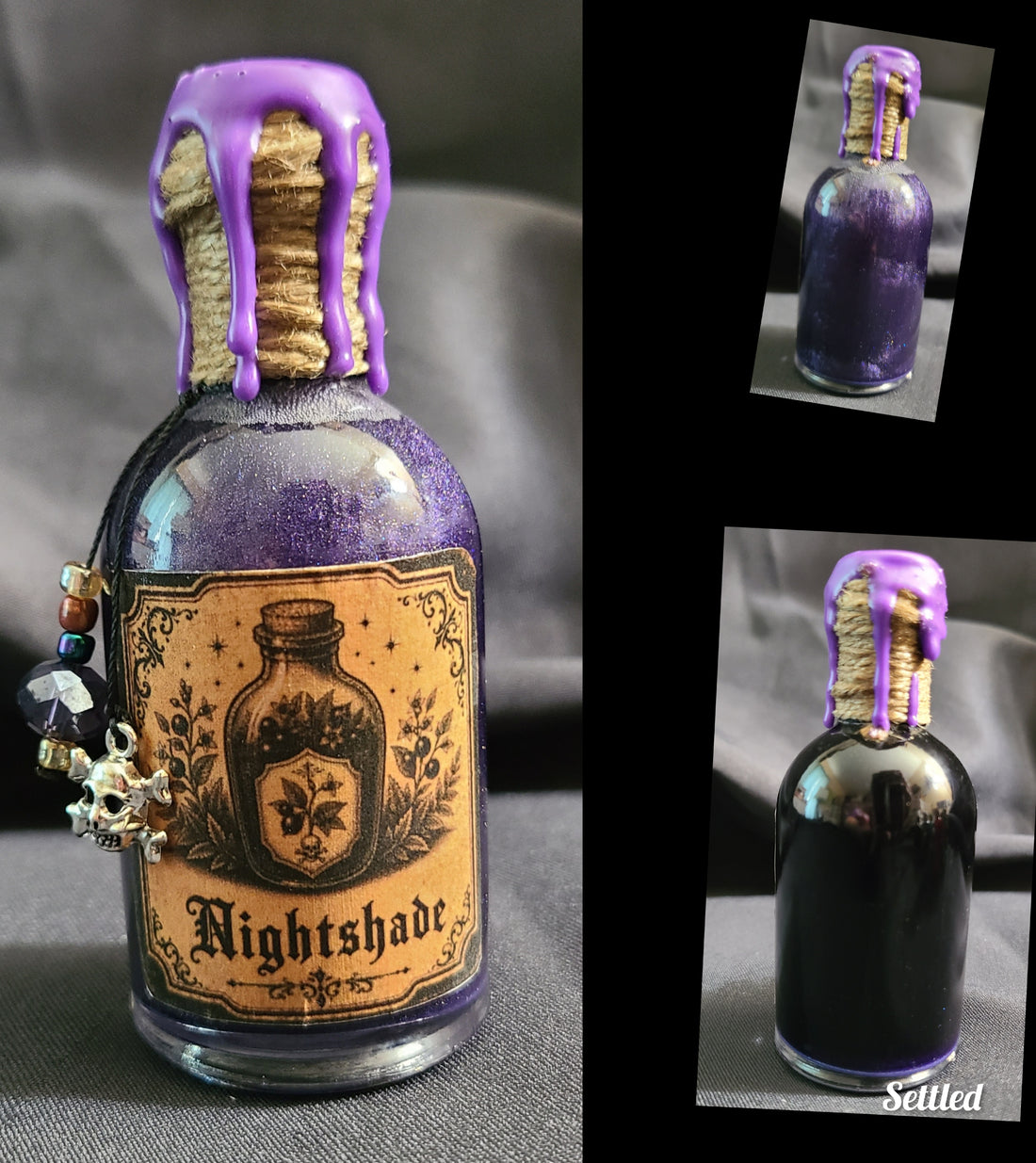 Decorative Potion Bottle - Nightshade