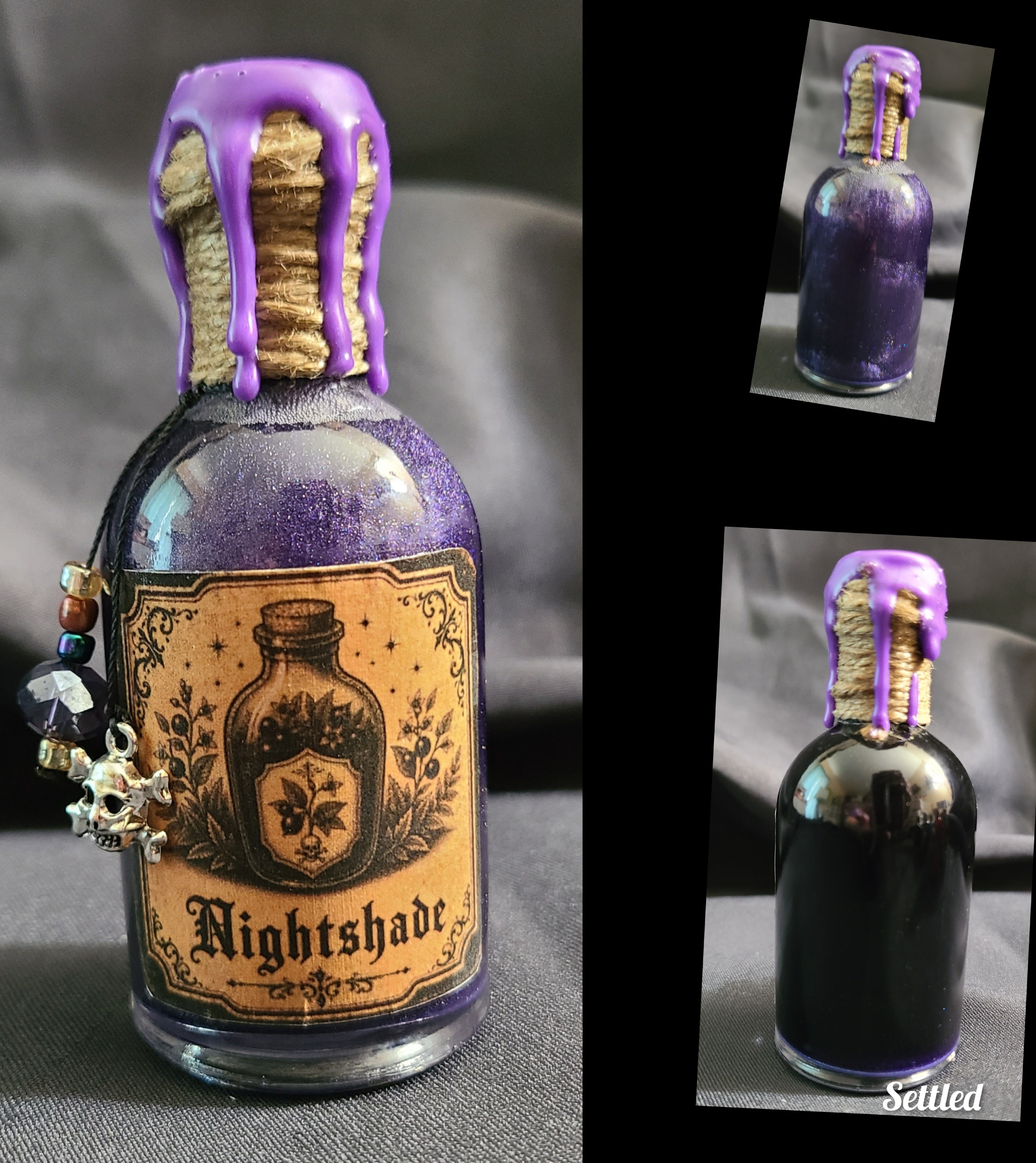 Decorative Potion Bottle - Nightshade
