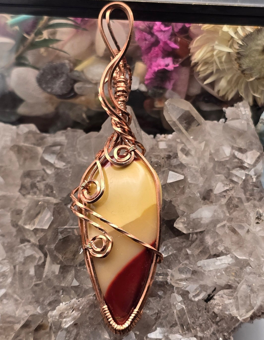 Mookaite Jasper Statement Pendant
