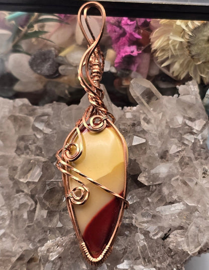 Mookaite Jasper Statement Pendant