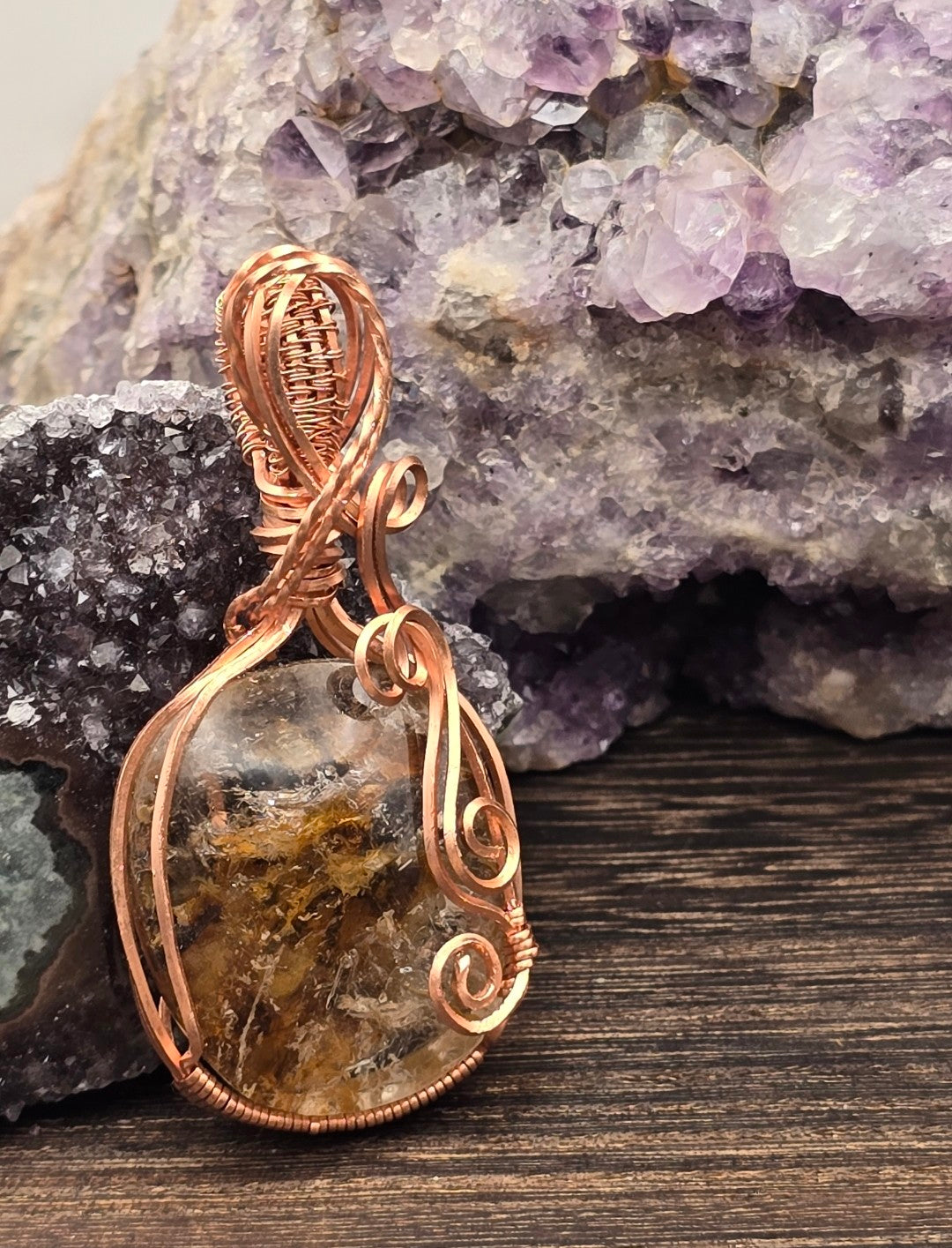 Golden Healer Quartz Pendant